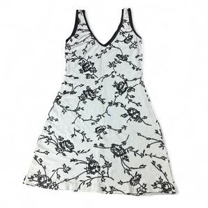 Off-white Women's White and Black Dress